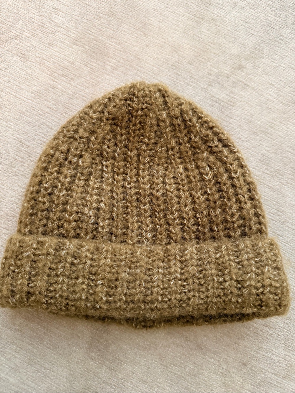 Zara kids Camel Brown Knit Beanie NWOT